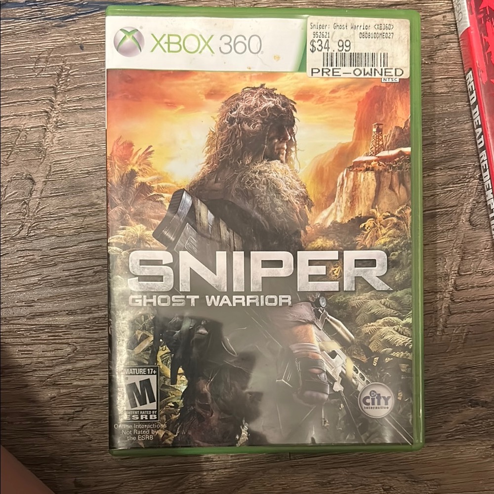Sniper: Ghost Warrior for Xbox 360 - Green Case